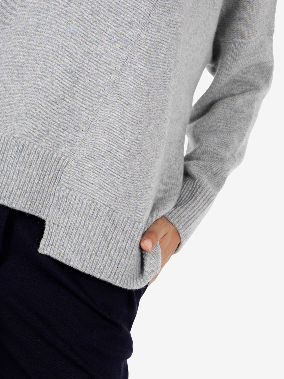 Maglione Annette grigio chiaro melange