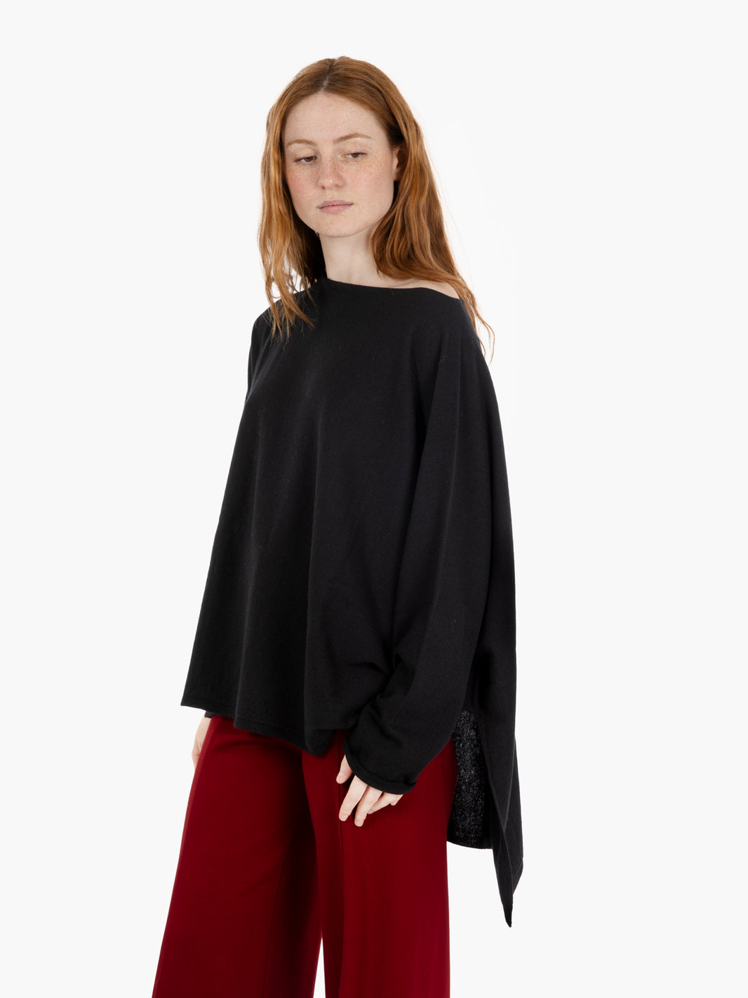 Livia black oversized sweater