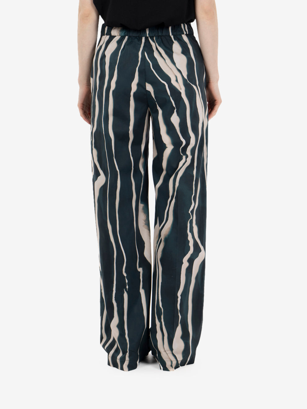 Pantalone Cesira seashell abete / ecru