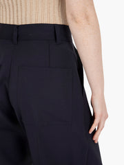 LIVIANA CONTI - Pantaloni crop over notte