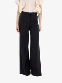 Eric black palazzo trousers