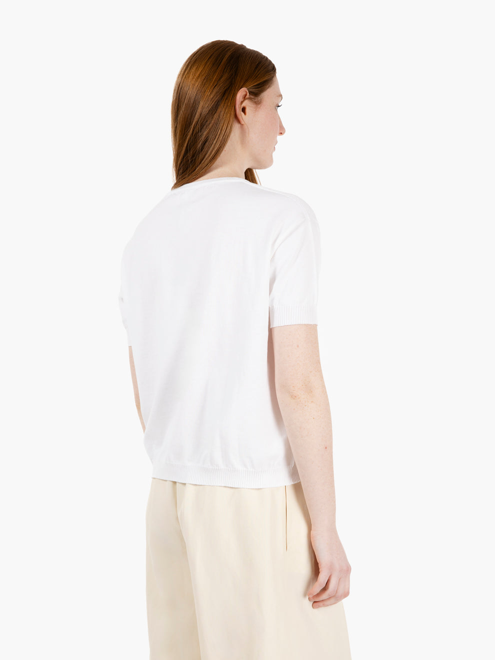 Ember T-shirt in white mesh