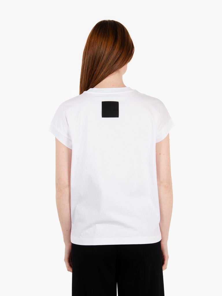 LIVIANA CONTI - T-shirt in cotone bianca