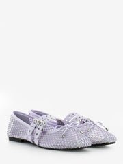 LOAFER - Ballerina Misty con strass lilla