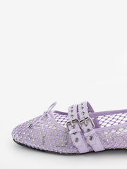 LOAFER - Ballerina Misty con strass lilla