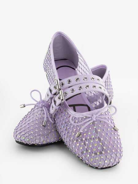 Ballerina Misty con strass lilla