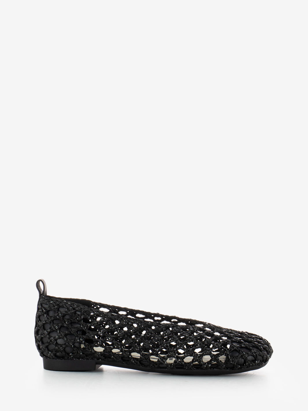 Ballerinas Holes black weave