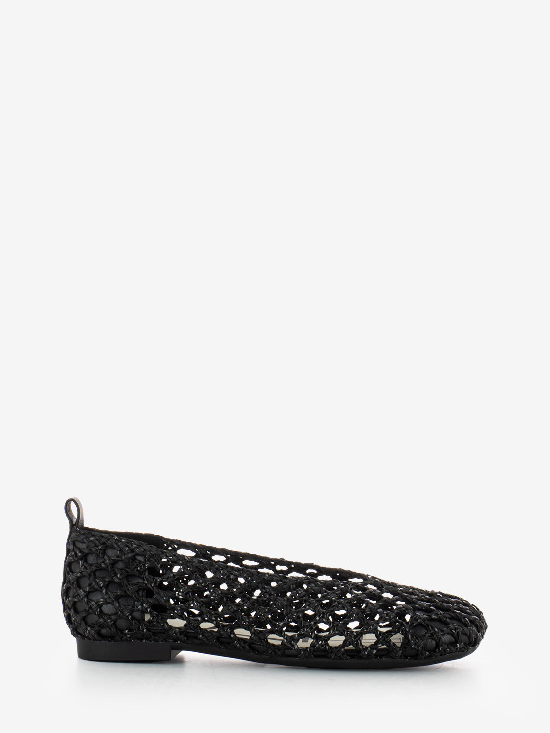 Ballerinas Holes black weave