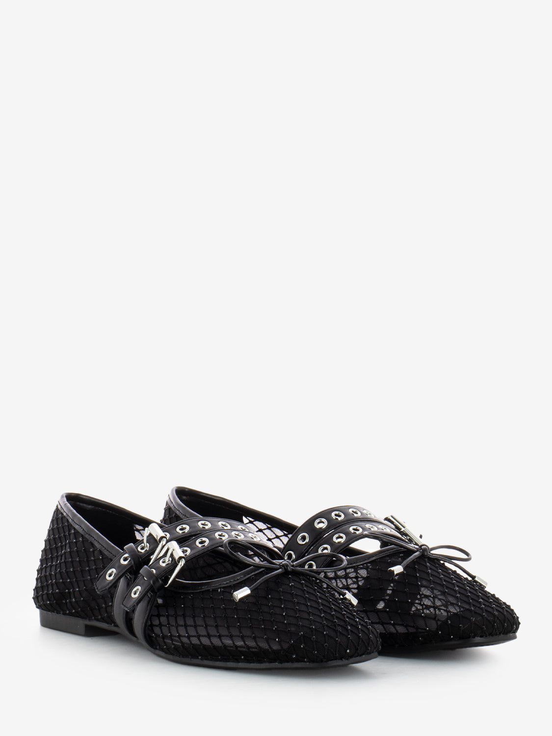 Ballerine Misty con strass nero