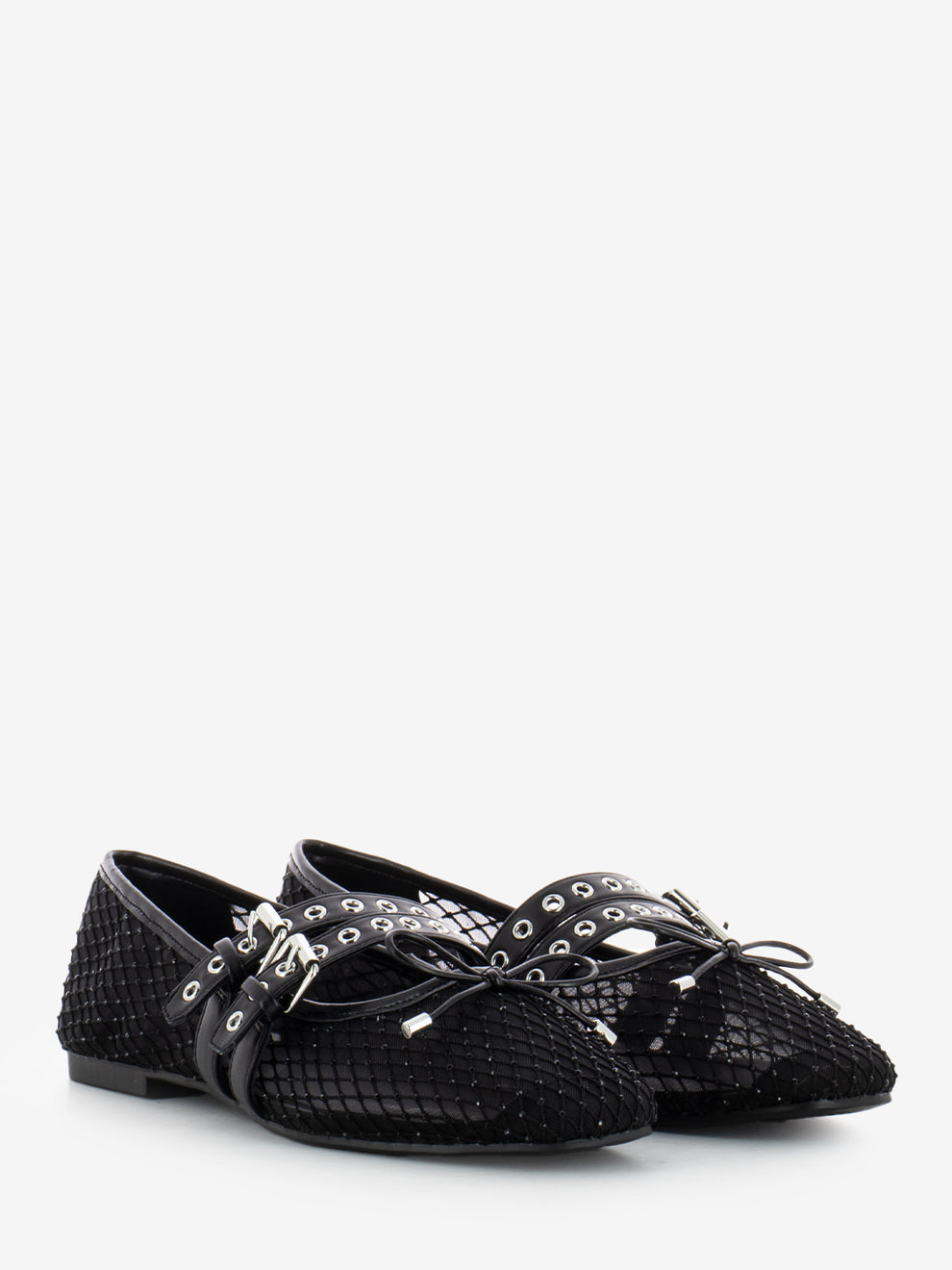 Ballerine Misty con strass nero