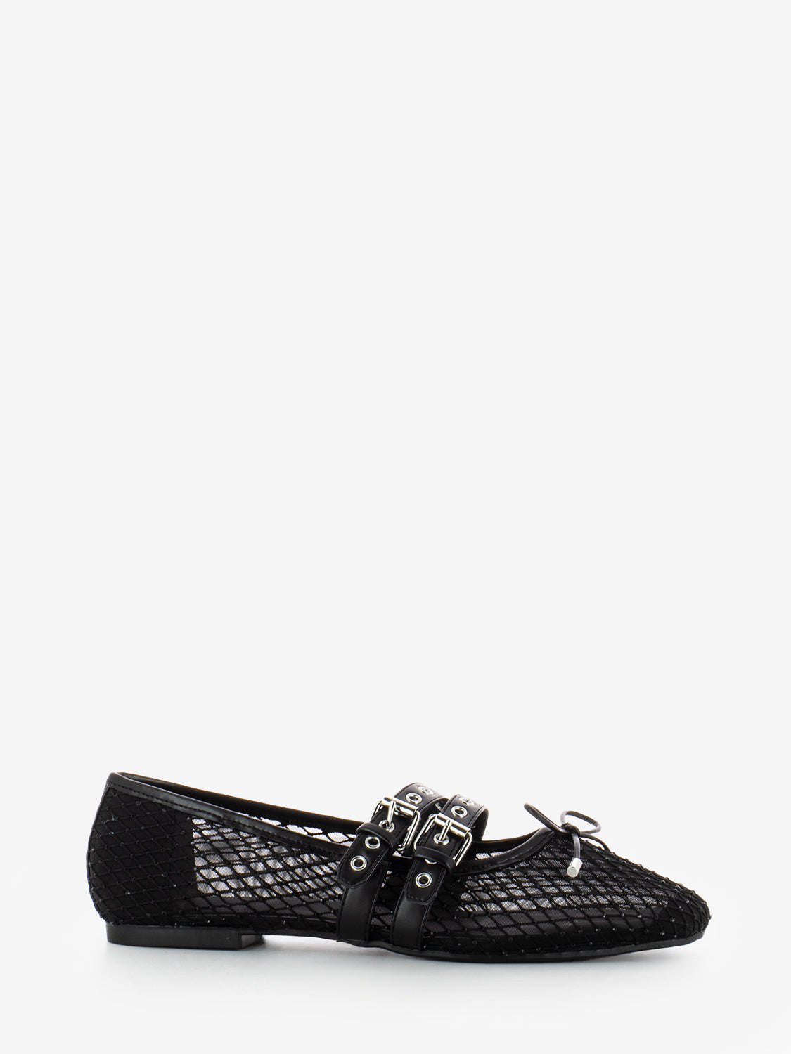 Ballerine Misty con strass nero
