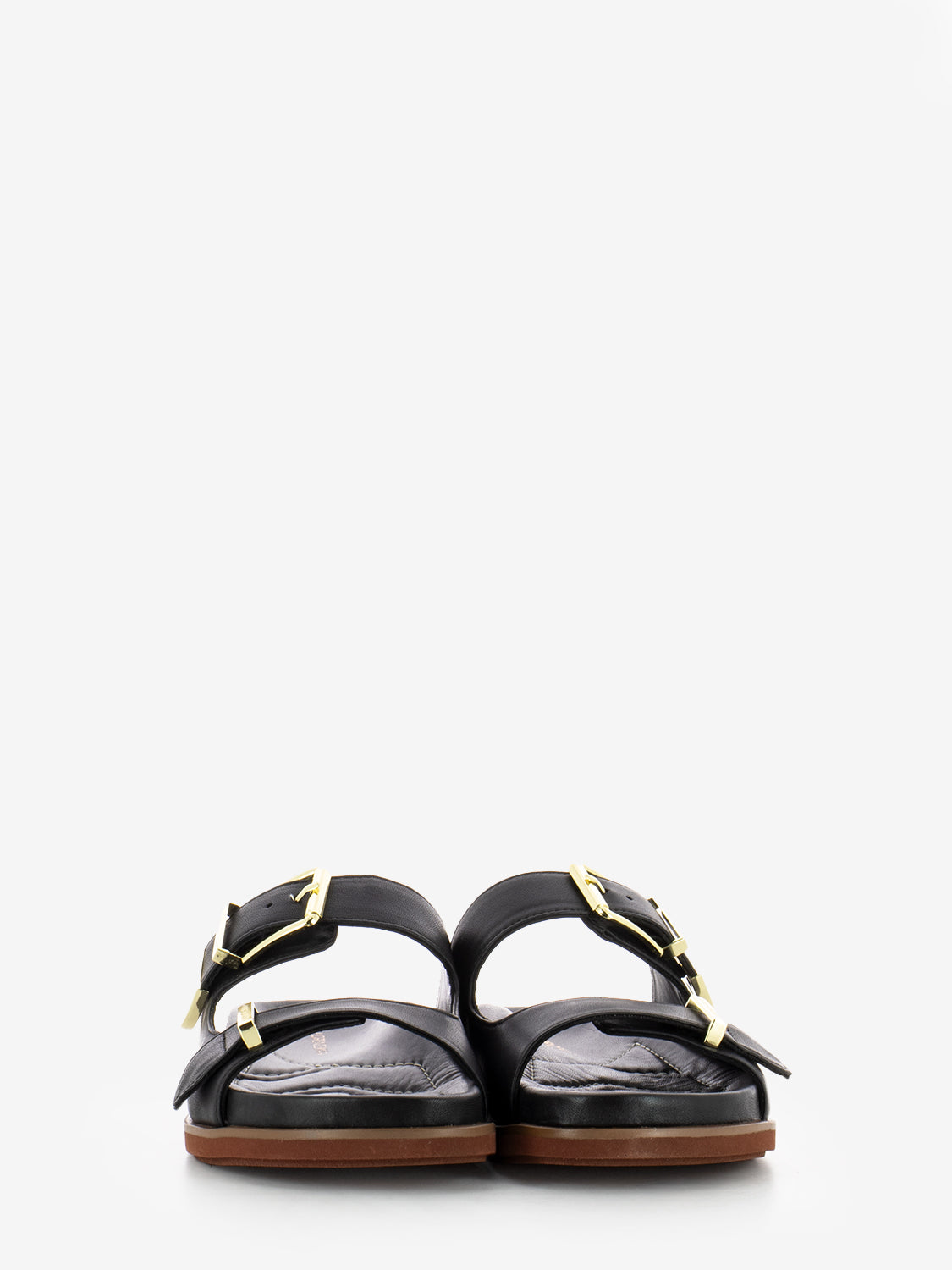 Ciabatta in pelle nera