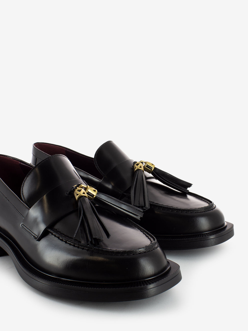 Mocassini Ginevra in pelle spazzolata nero