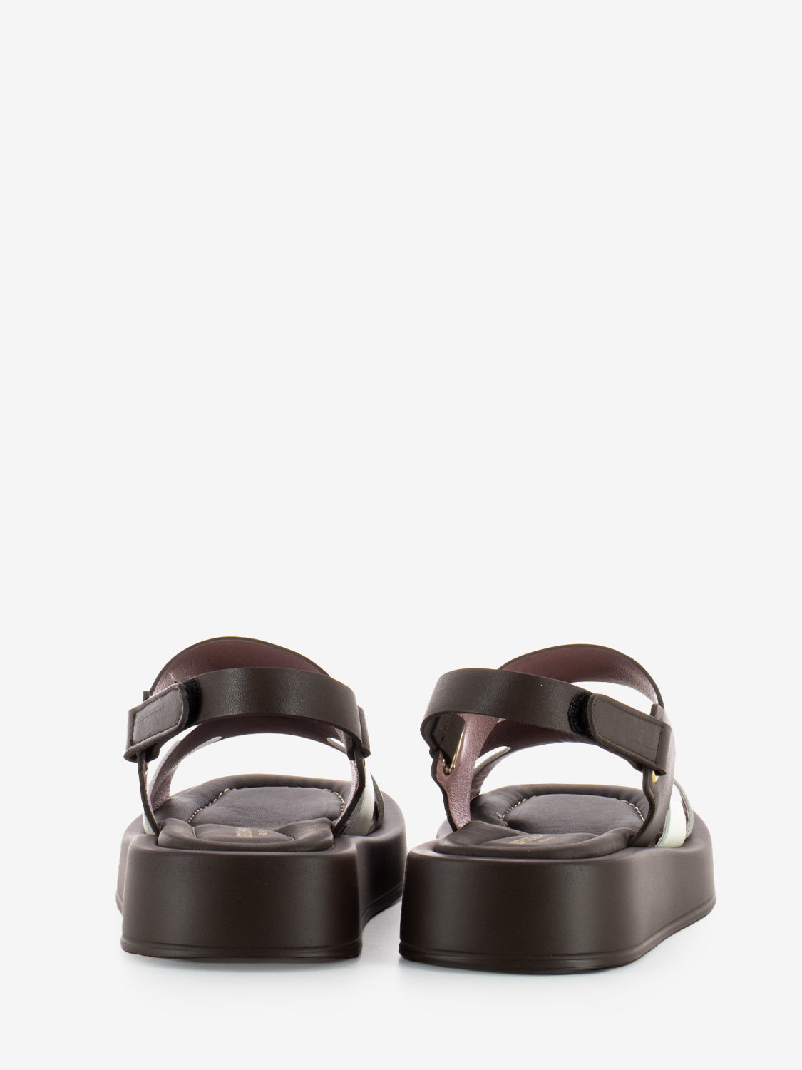Sandali Hermes cioccolato / bianco