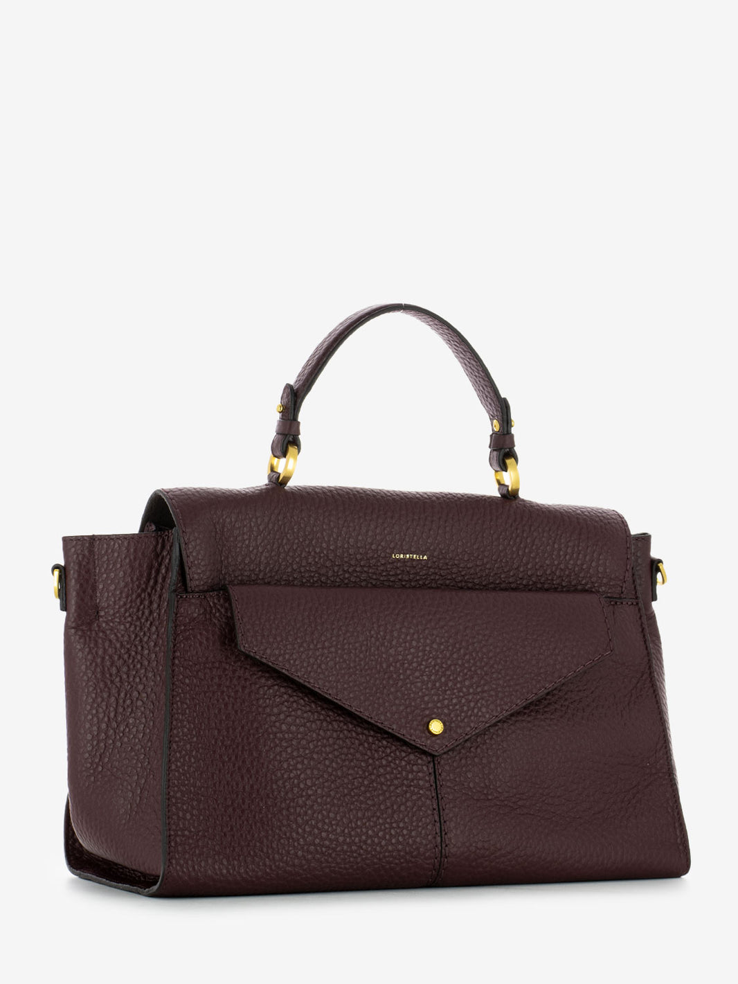 Borsa a mano Muriel in pelle burgundy
