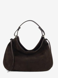 CHOCOLATE SUEDE LEATHER BAG 1.3032CA.CAR.CIOCCOL