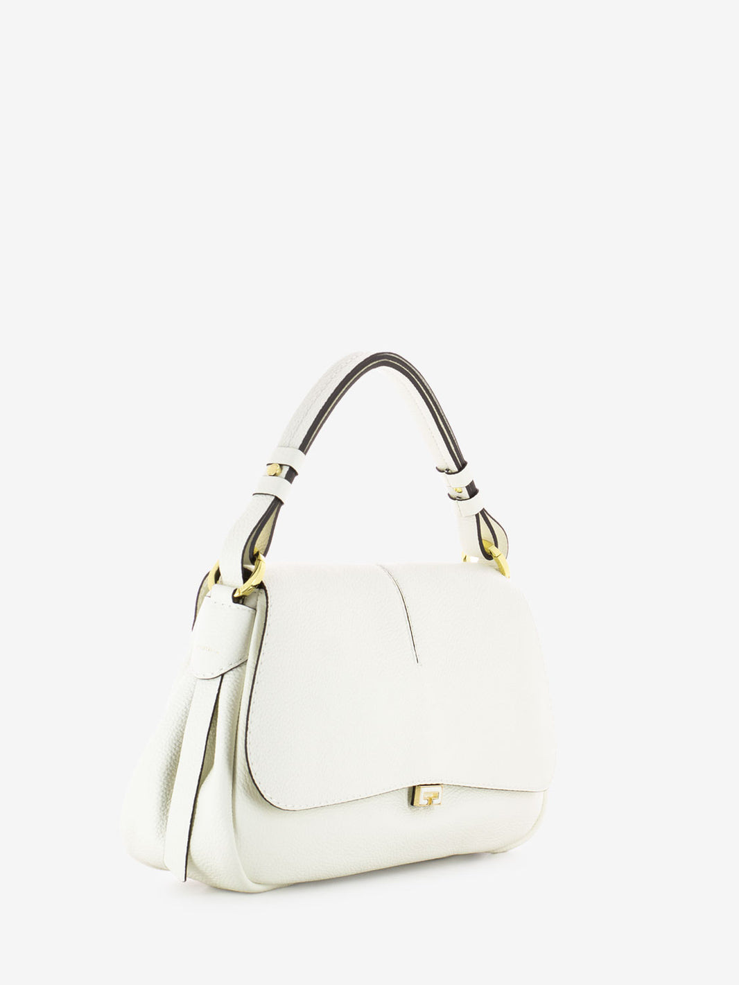 Borsa Clea in pelle bianco