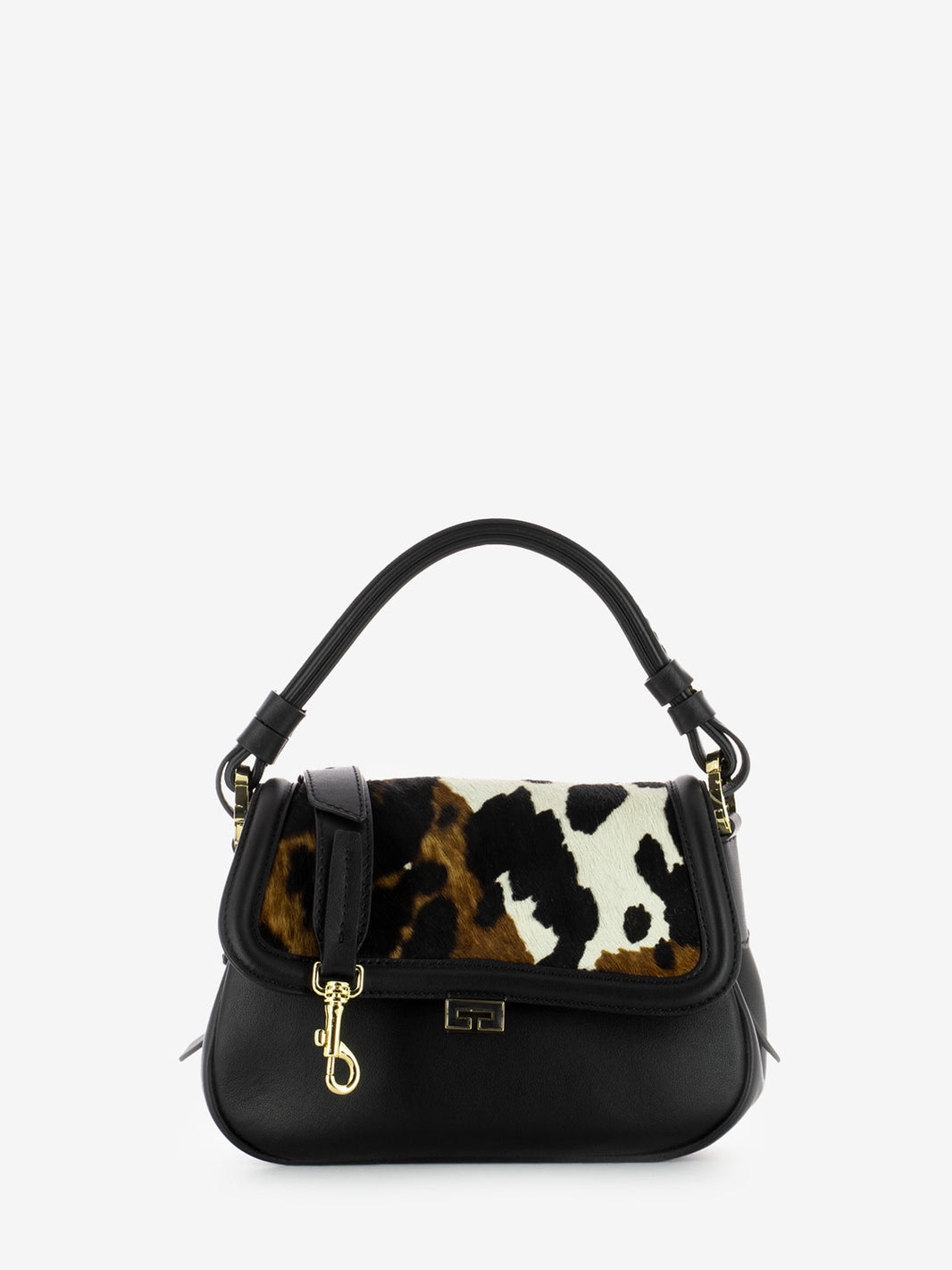 Borsa Clea in pelle e cavallino mucca