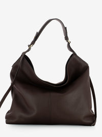 Borsa Giorgia in pelle cioccolato