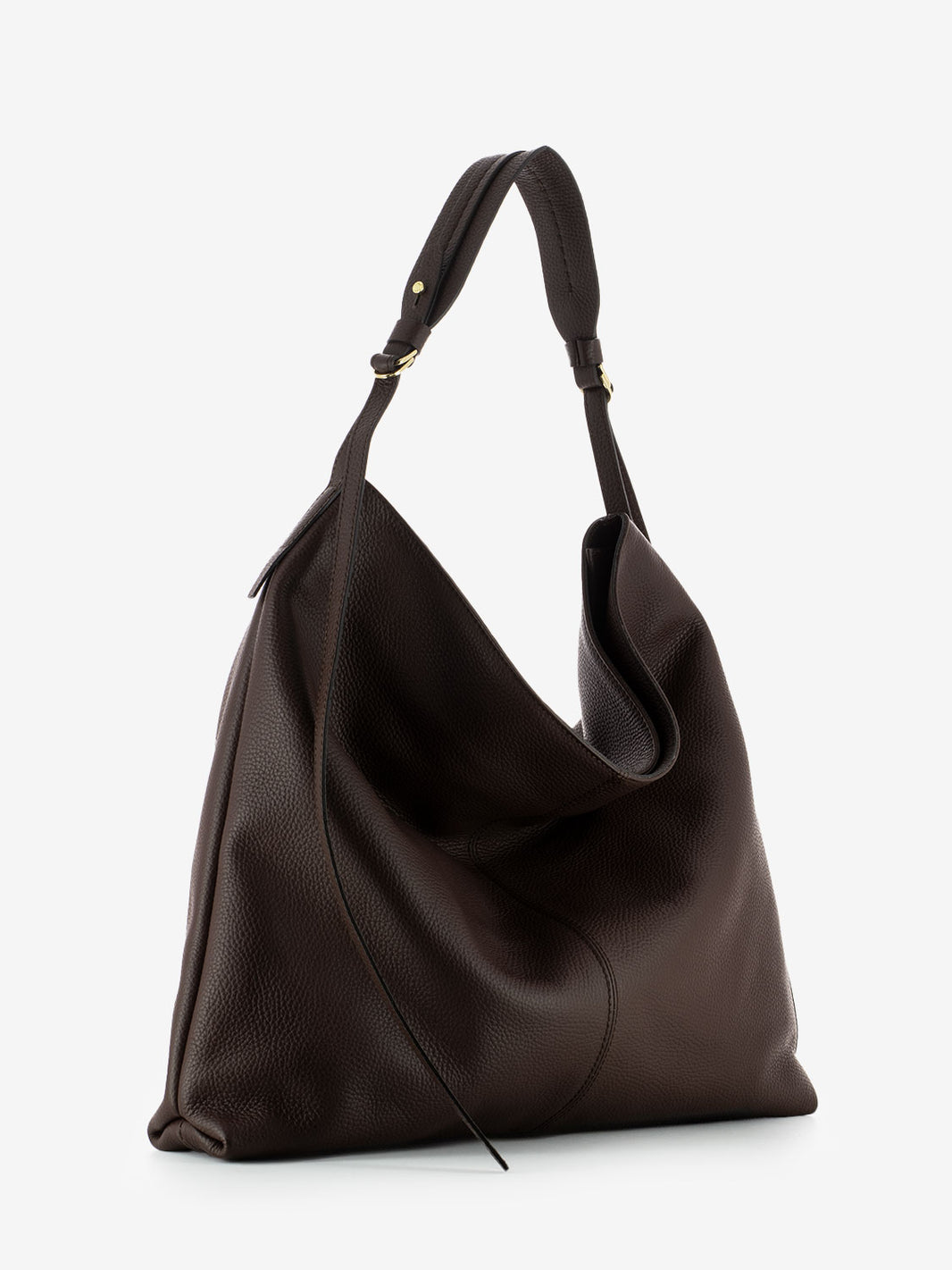 Borsa Giorgia in pelle cioccolato
