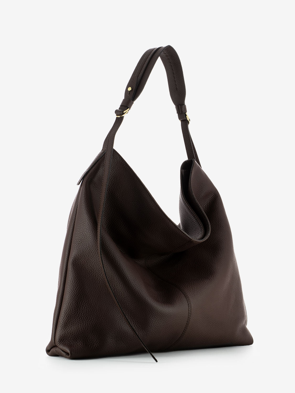 Borsa Giorgia in pelle cioccolato