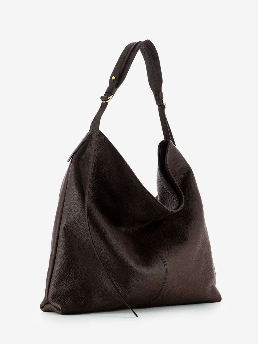 Borsa Giorgia in pelle cioccolato