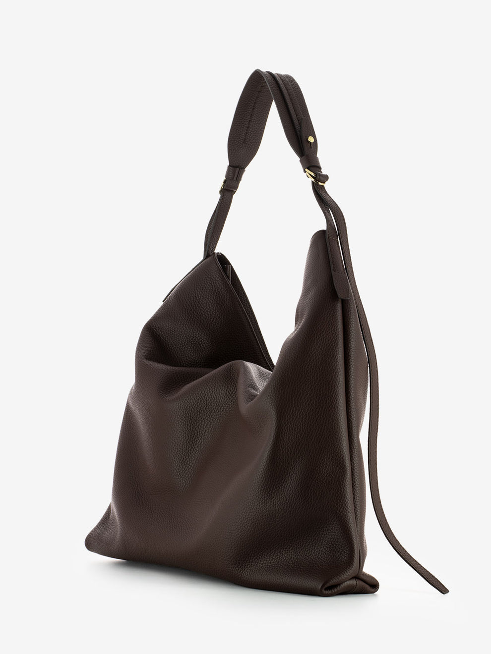 Borsa Giorgia in pelle cioccolato