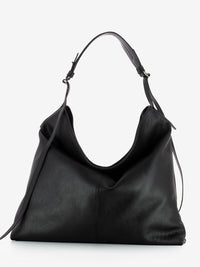 Borsa Giorgia in pelle nera