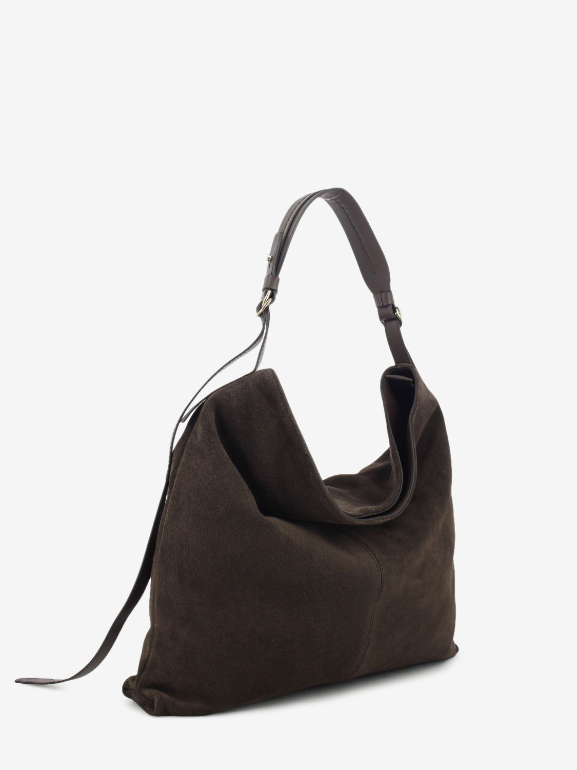 CHOCOLATE SUEDE LEATHER BAG 1.2792CA.GIO.CIOCCOL