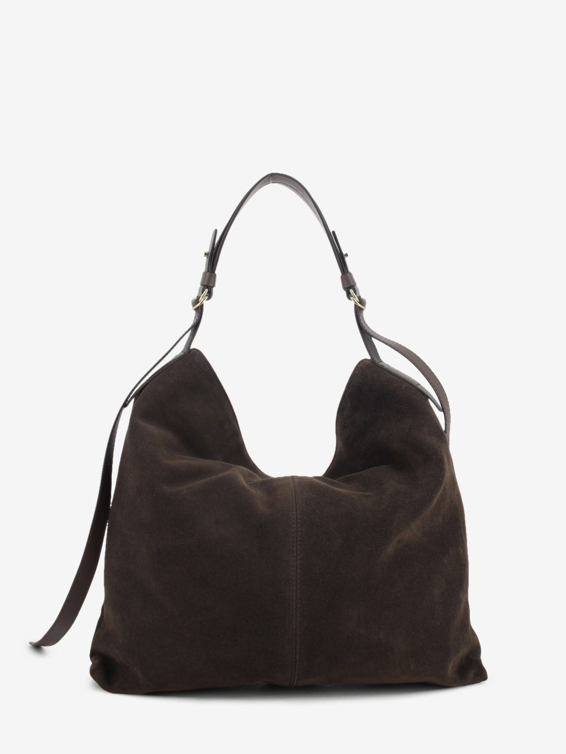 CHOCOLATE SUEDE LEATHER BAG 1.2792CA.GIO.CIOCCOL