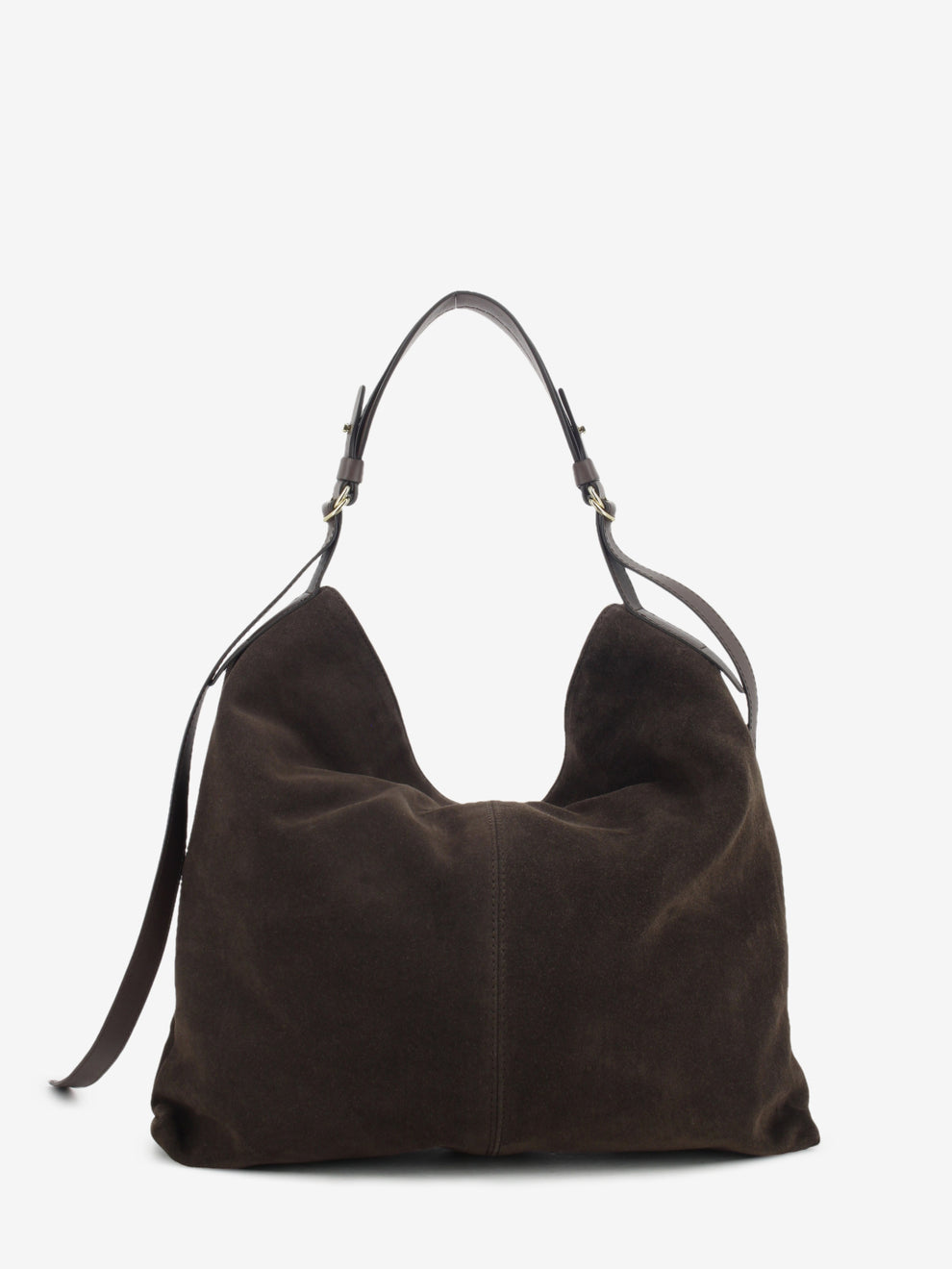CHOCOLATE SUEDE LEATHER BAG 1.2792CA.GIO.CIOCCOL