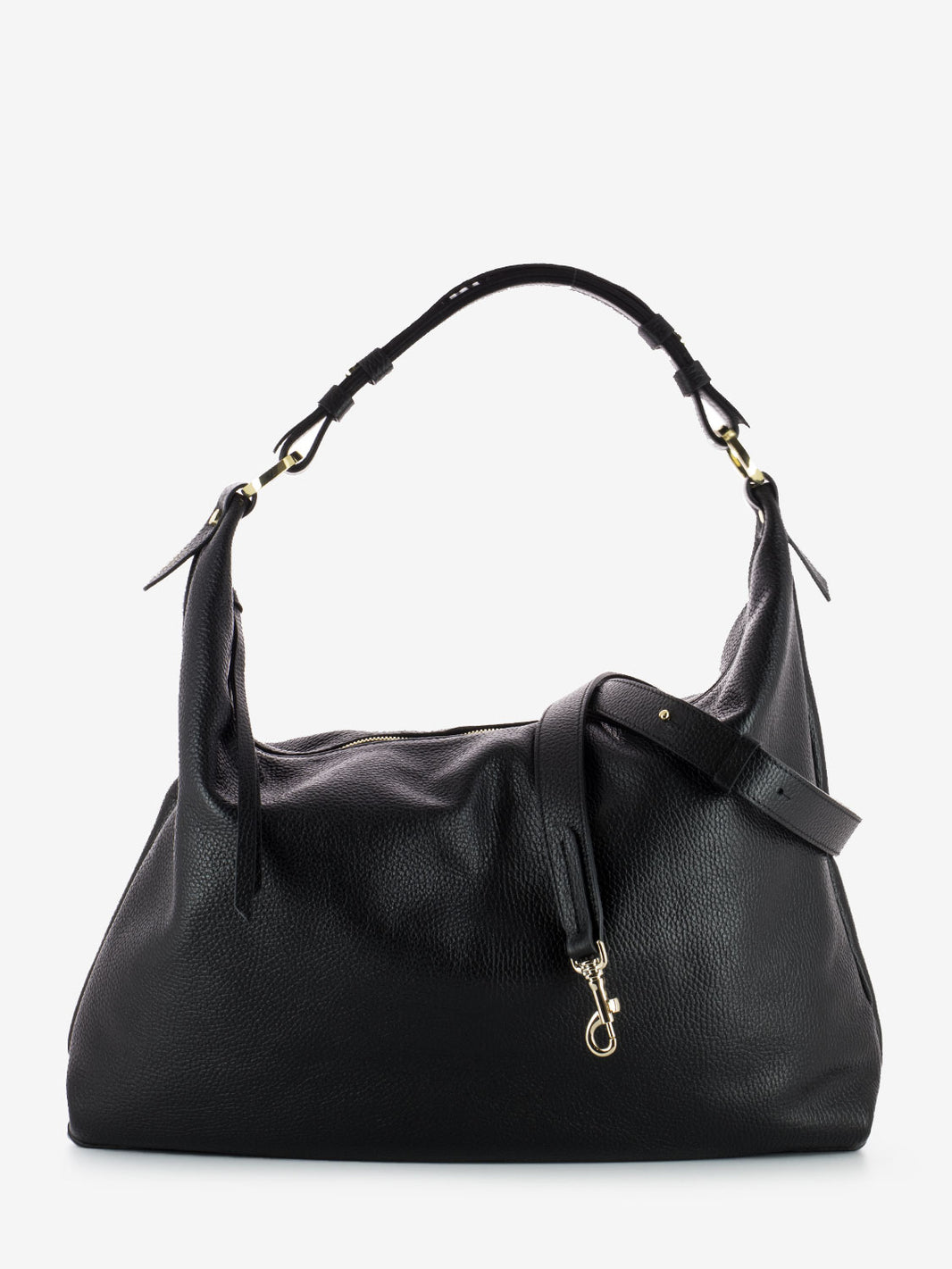 Jasmin black leather bag