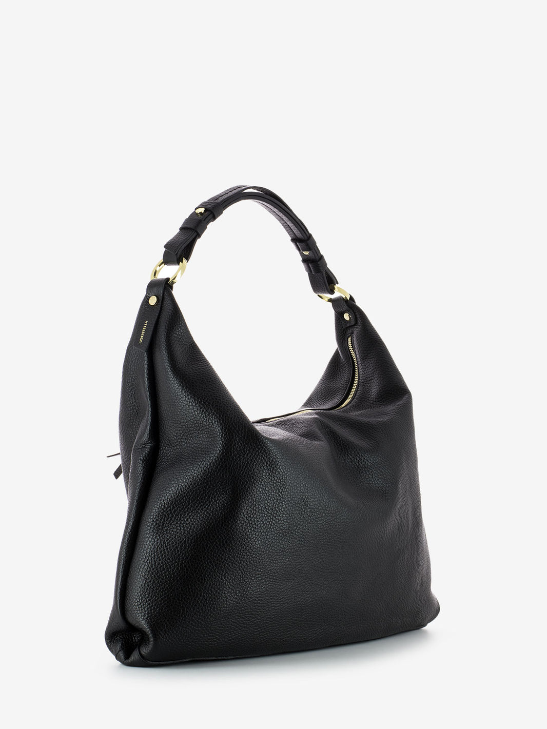 Jasmin black leather bag