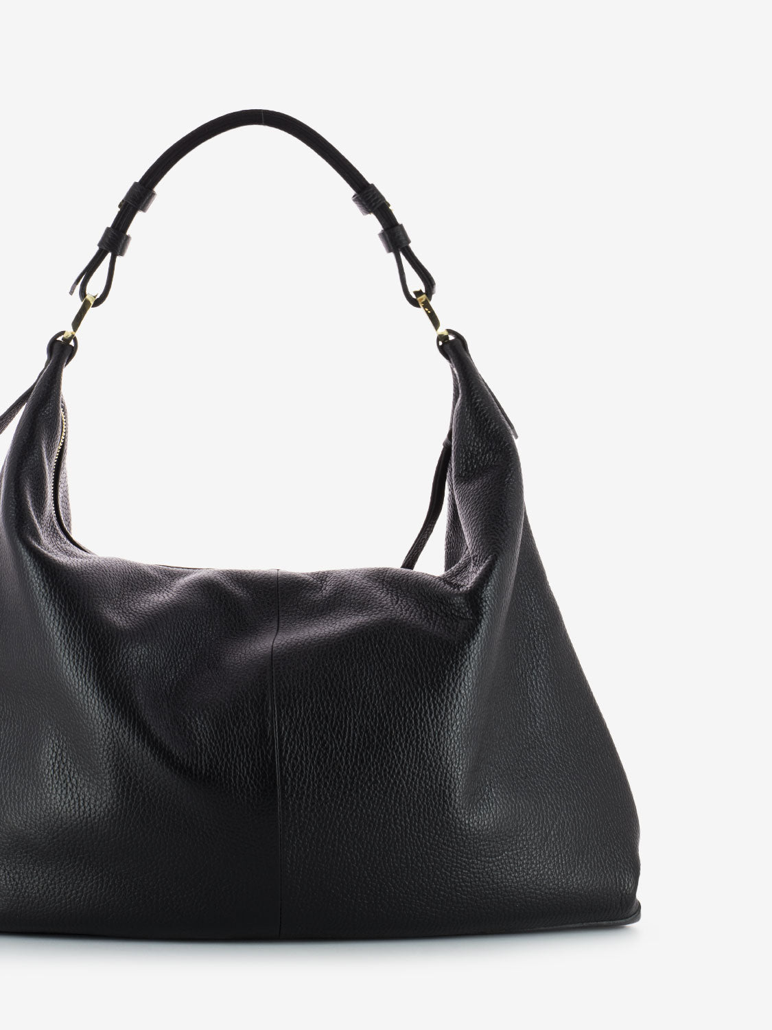 Jasmin black leather bag