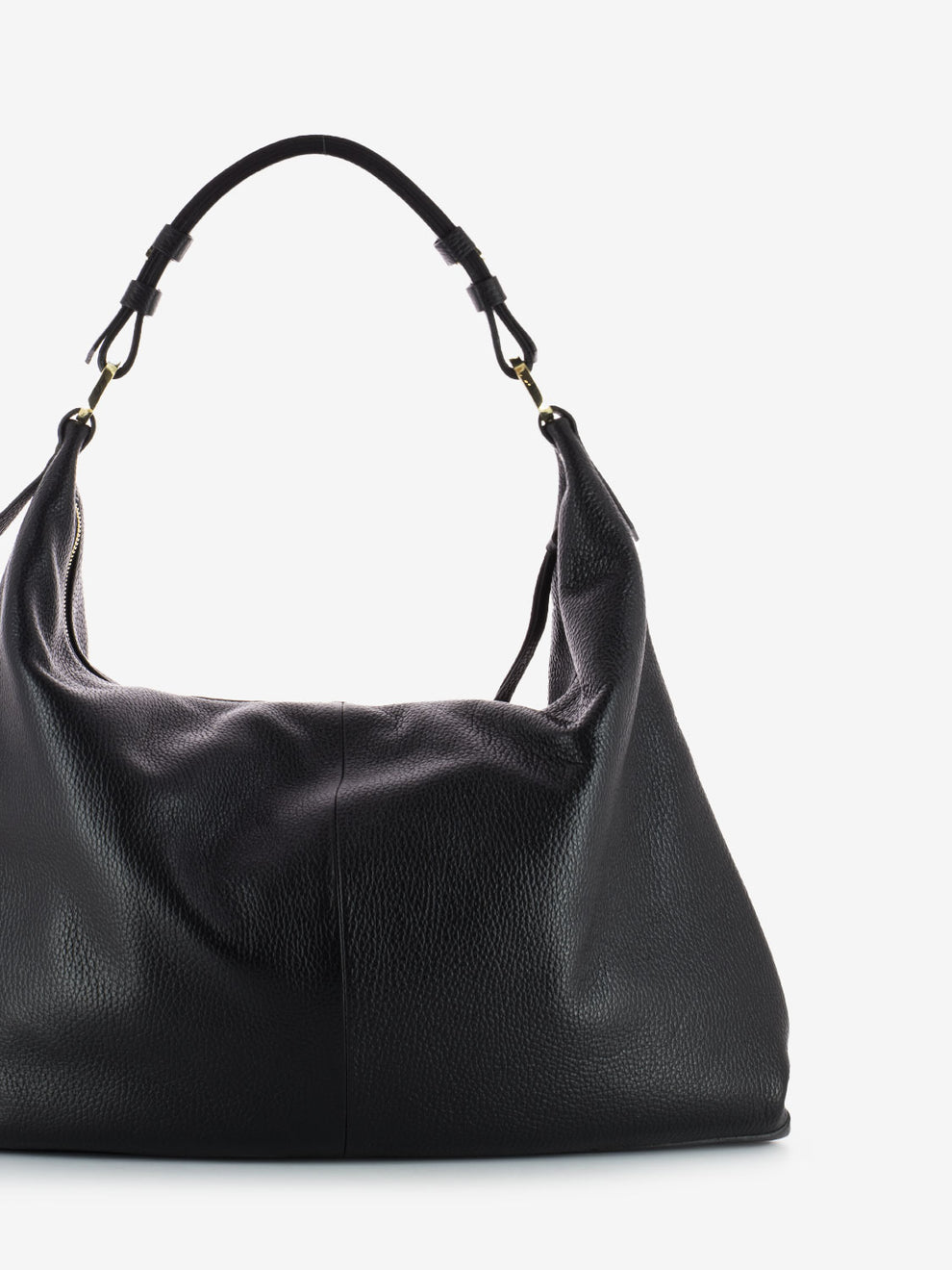 Jasmin black leather bag