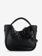 LORISTELLA - Borsa in pelle media Ginevra nero