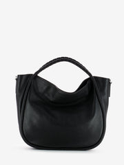 LORISTELLA - Borsa in pelle media Ginevra nero