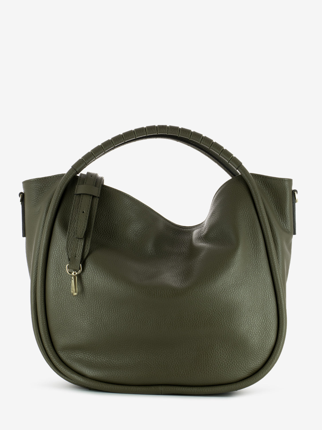 Ginevra Green Medium Leather Bag