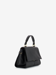 LORISTELLA - Borsa in pelle Muriel nera