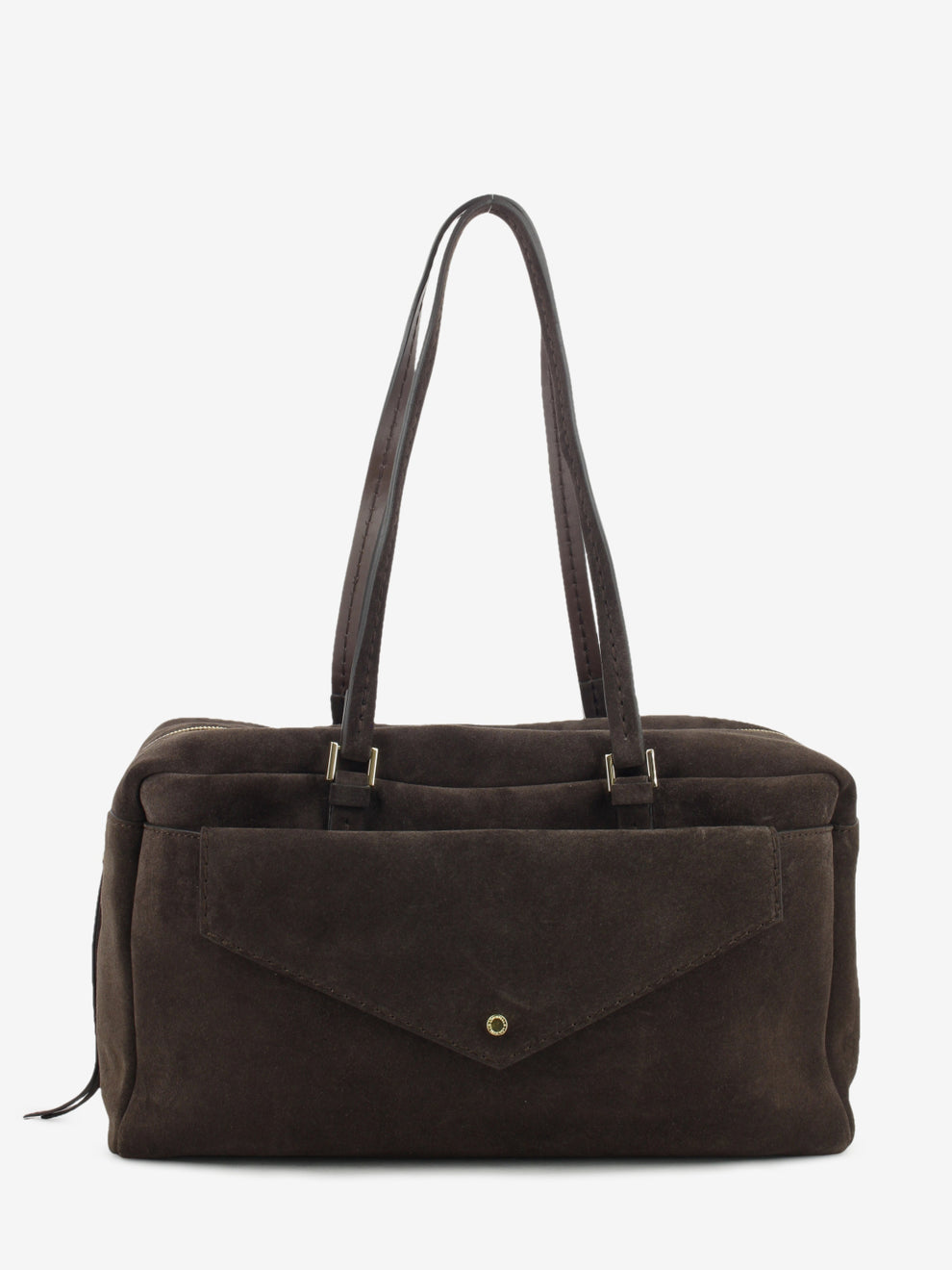 CHOCOLATE SUEDE LEATHER BAG 1.3174CA.DAF.CIOCCOL
