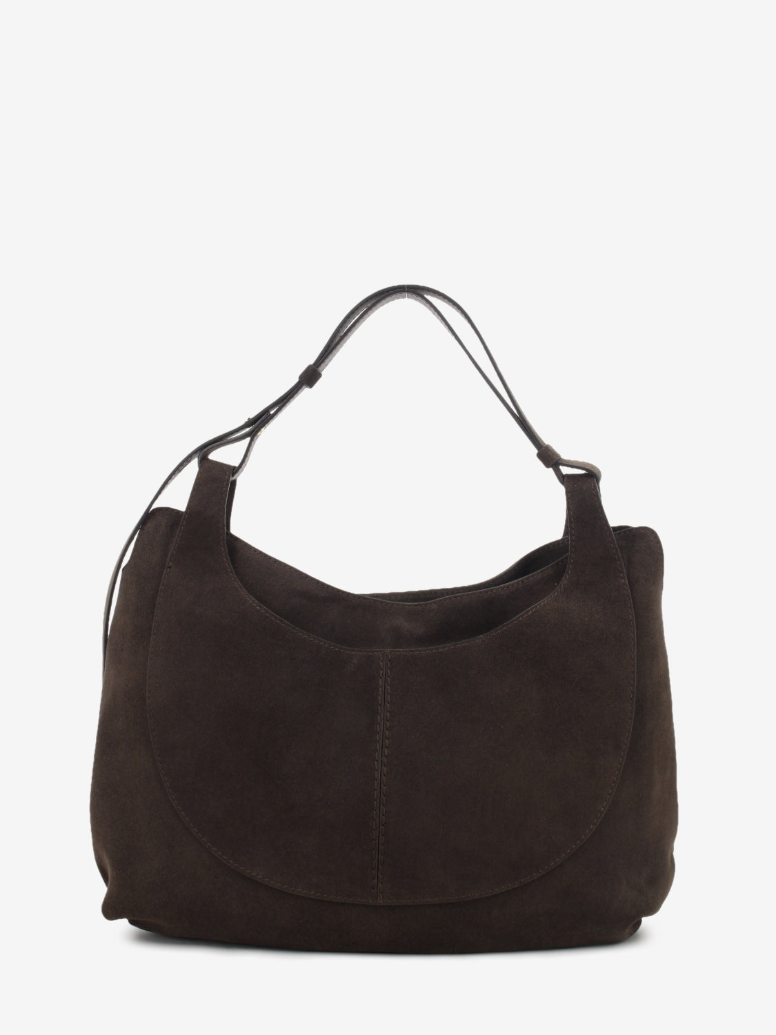 CHOCOLATE SUEDE LEATHER BAG 1.3137CA.MAR.CIOCCOL