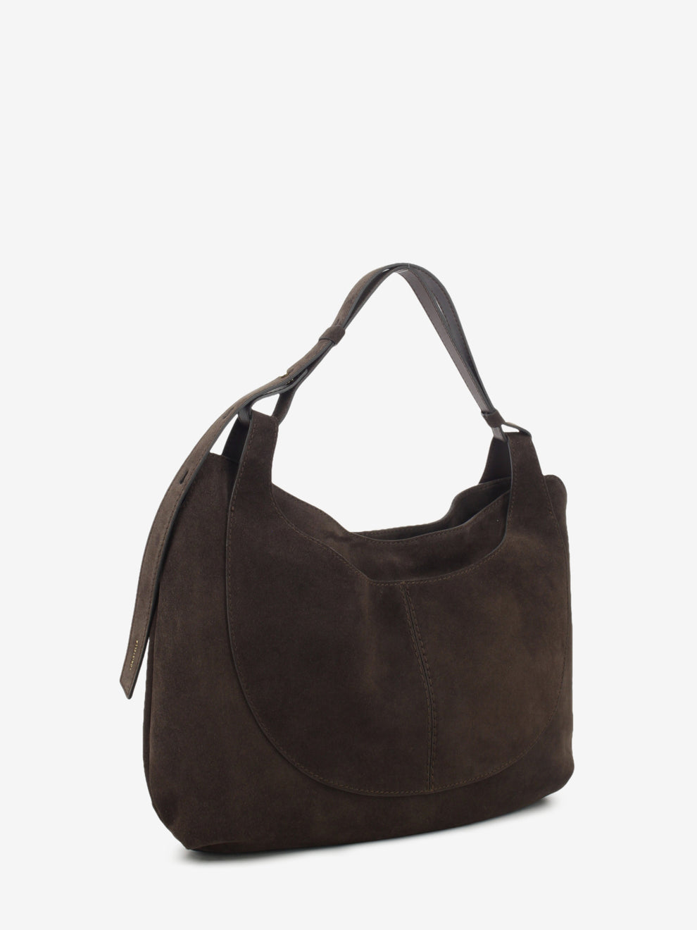 CHOCOLATE SUEDE LEATHER BAG 1.3137CA.MAR.CIOCCOL