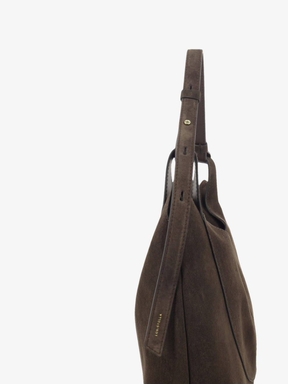 CHOCOLATE SUEDE LEATHER BAG 1.3137CA.MAR.CIOCCOL