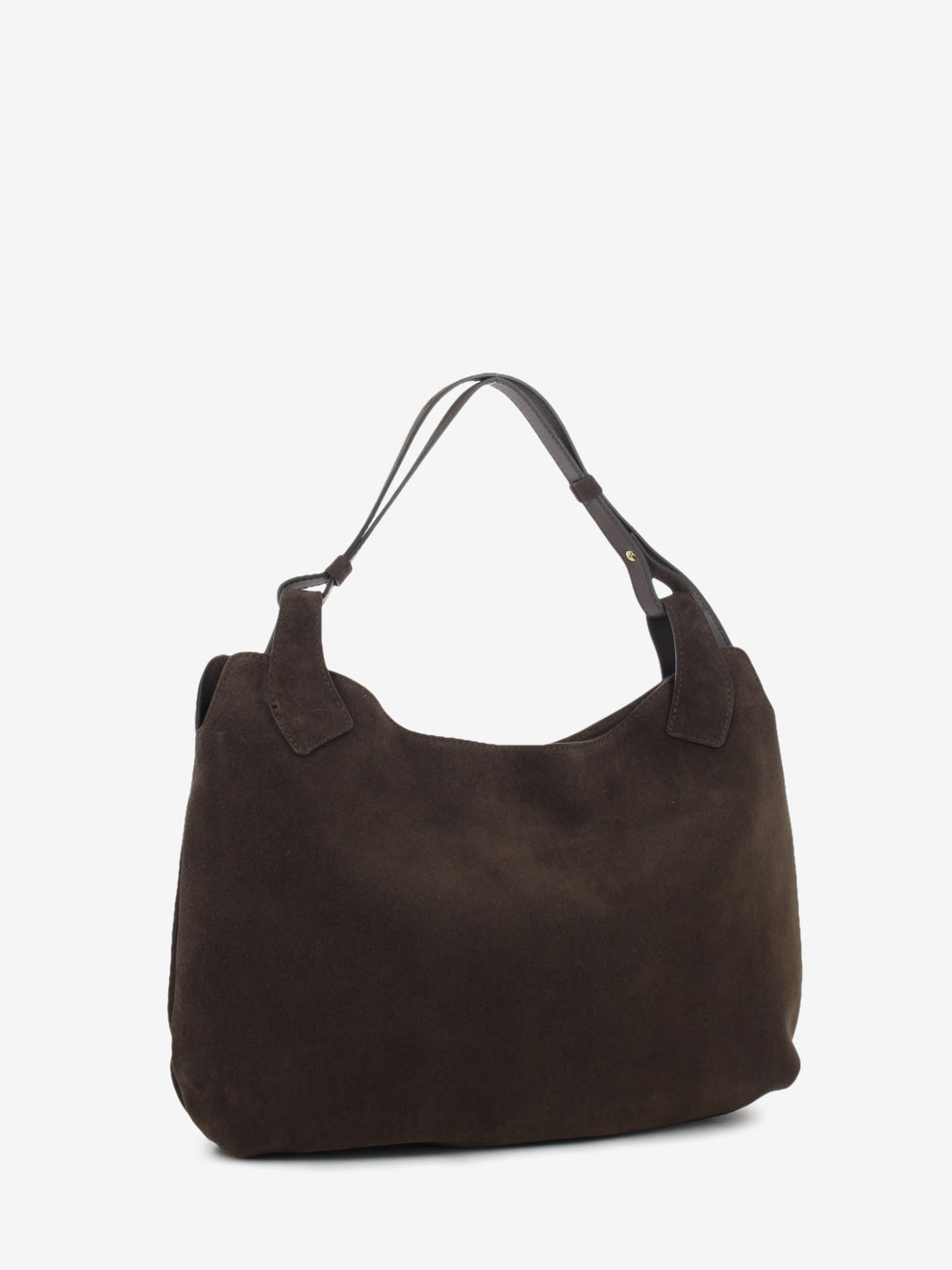 CHOCOLATE SUEDE LEATHER BAG 1.3137CA.MAR.CIOCCOL