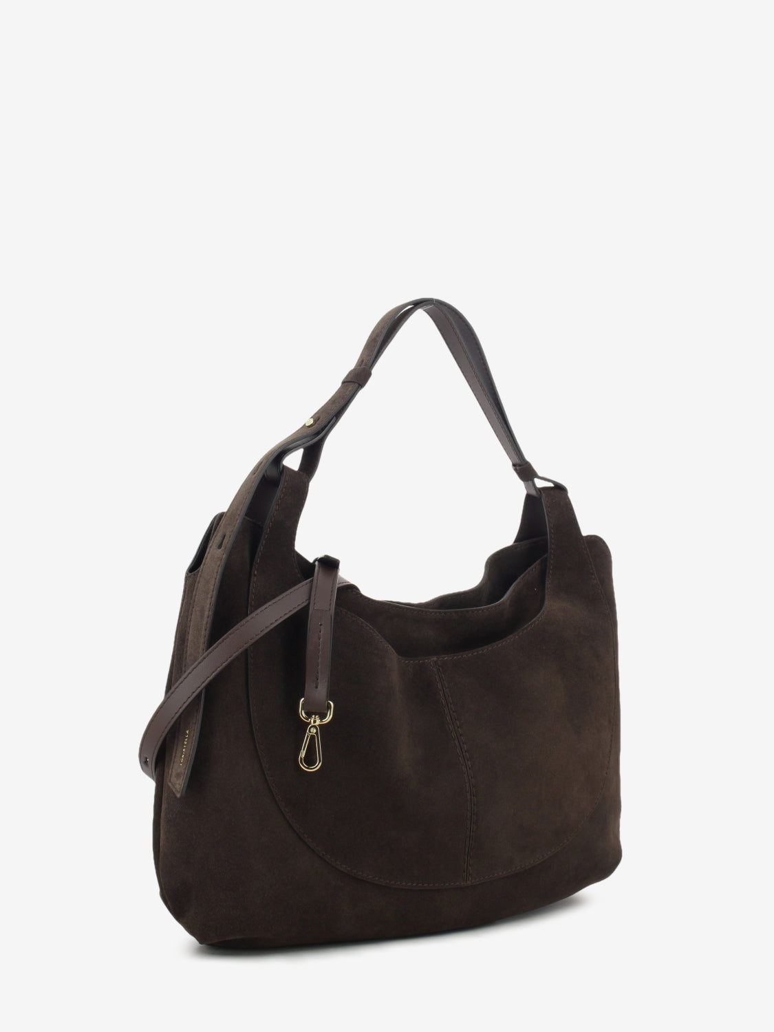 CHOCOLATE SUEDE LEATHER BAG 1.3137CA.MAR.CIOCCOL