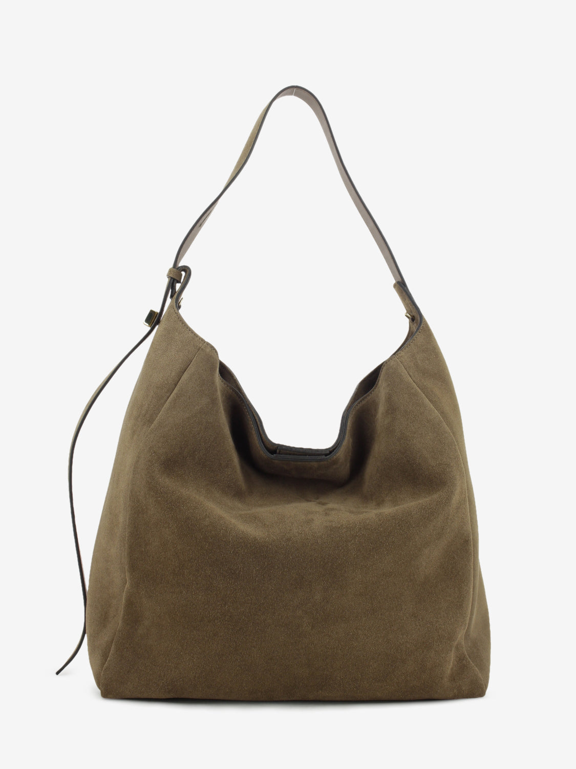 SUEDE LEATHER BAG COL. TAUPE 1.3098CA.EVA.TAUPE