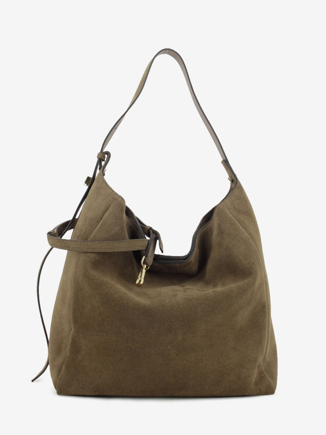 SUEDE LEATHER BAG COL. TAUPE 1.3098CA.EVA.TAUPE