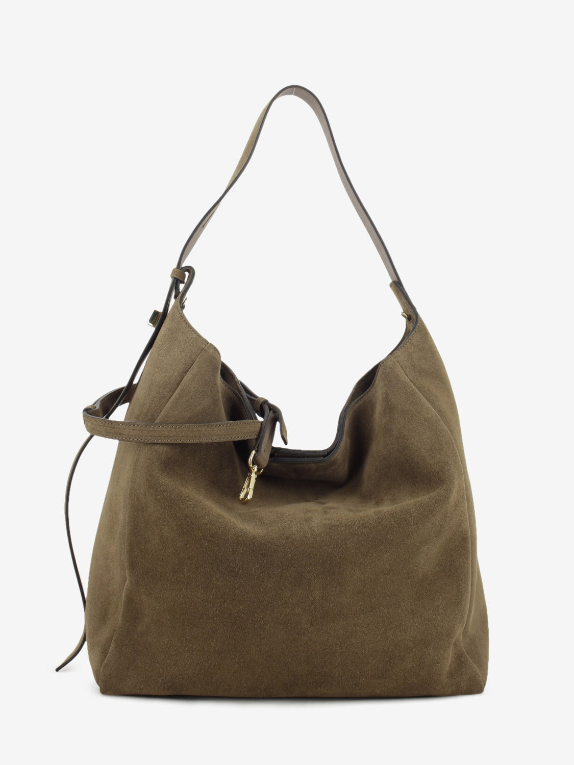 SUEDE LEATHER BAG COL. TAUPE 1.3098CA.EVA.TAUPE