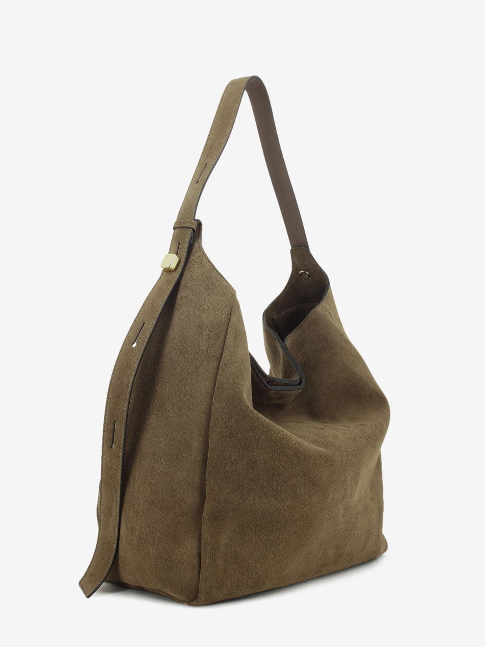 SUEDE LEATHER BAG COL. TAUPE 1.3098CA.EVA.TAUPE