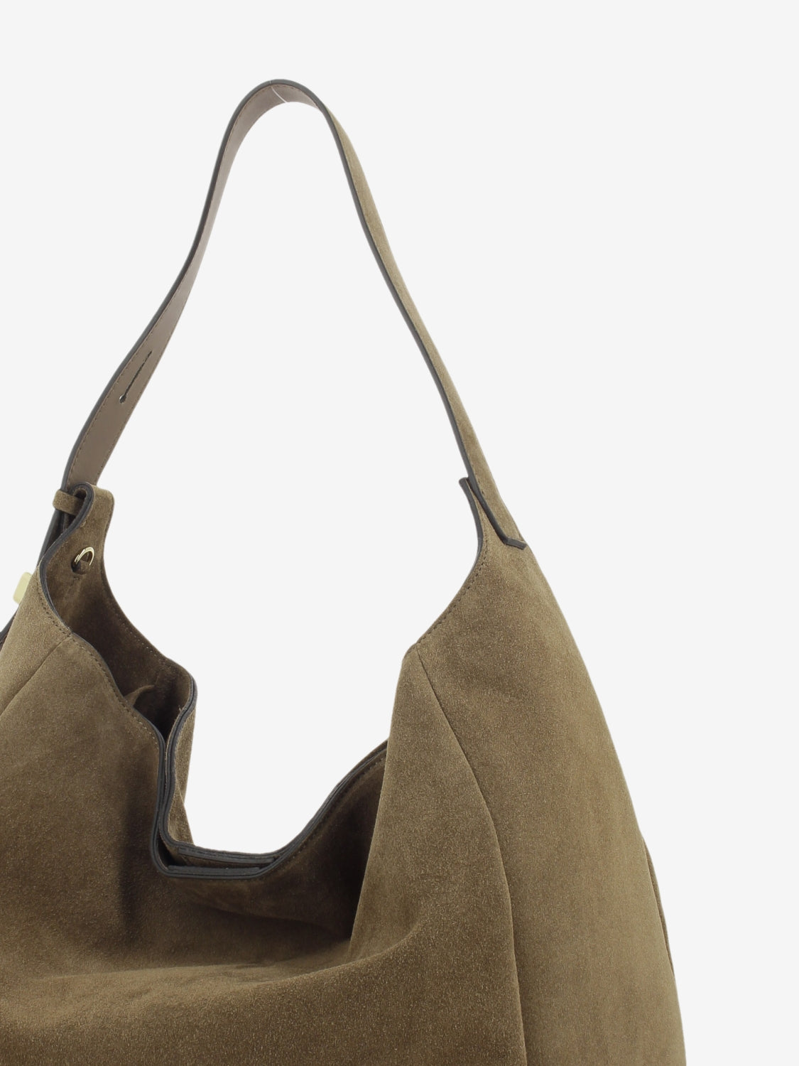 SUEDE LEATHER BAG COL. TAUPE 1.3098CA.EVA.TAUPE